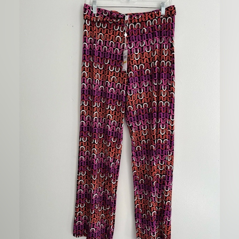 Trina Turk Pull On Wide Leg Beach Pants size medium